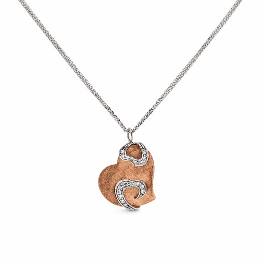 Diamond Heart Pendant Necklace