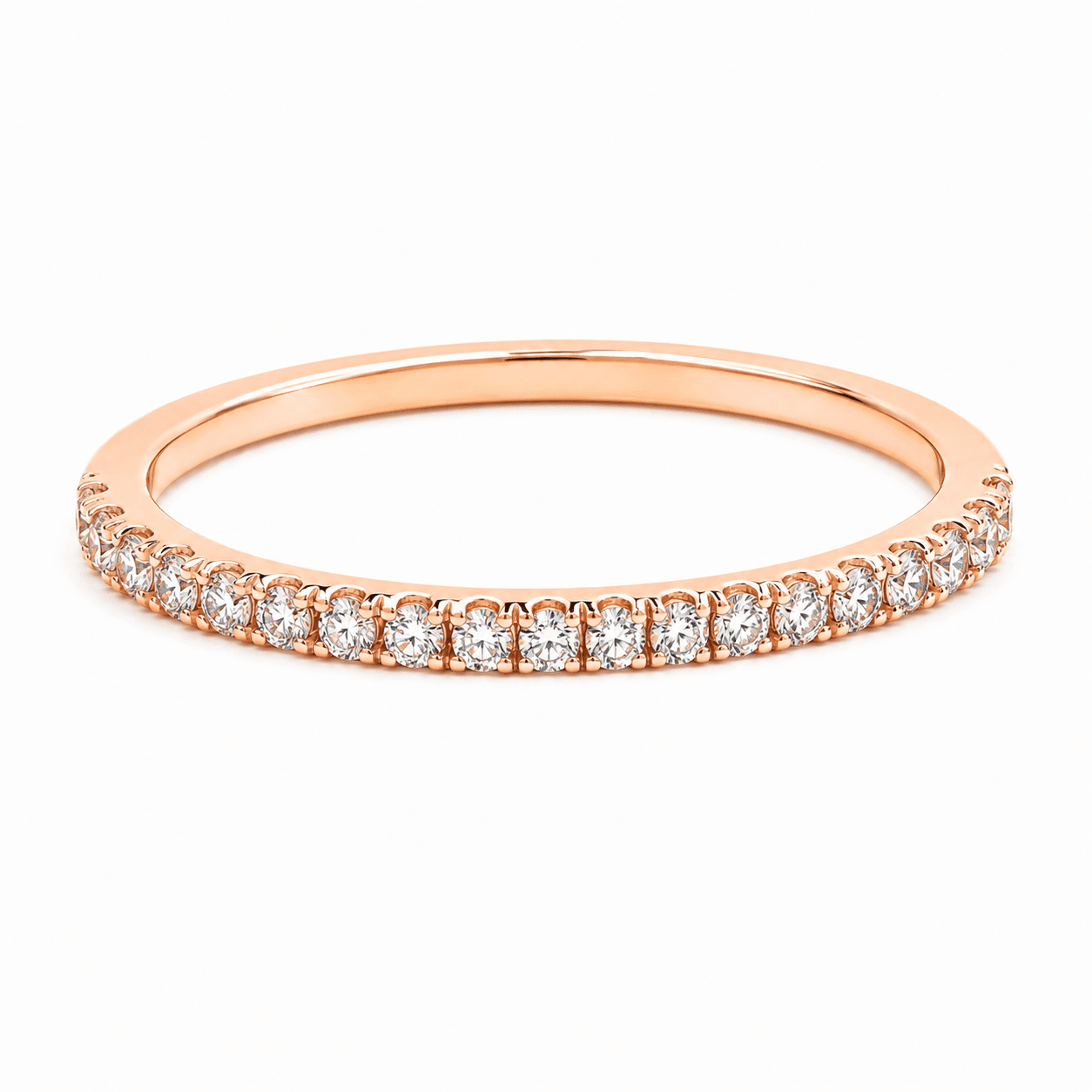 Diamond Semi-Eternity Wedding Band