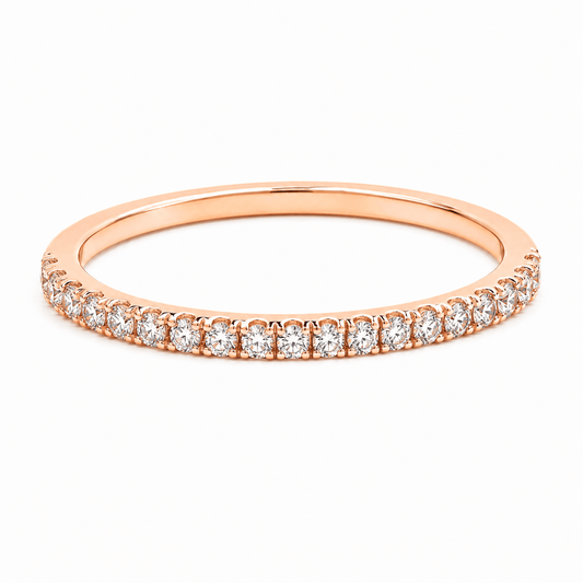 Diamond Semi-Eternity Wedding Band