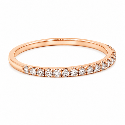 Diamond Semi-Eternity Wedding Band