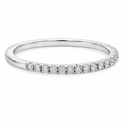 Micro-Pavé Diamond Wedding Band
