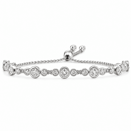 Diamond Bolo Bracelet