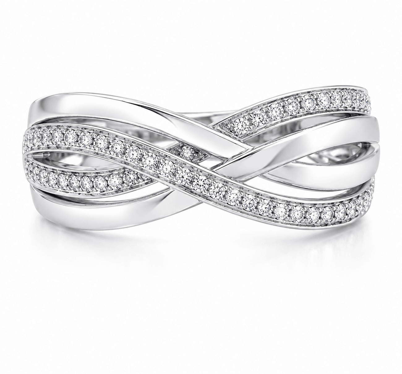Multi-Row Diamond Fashion Ring