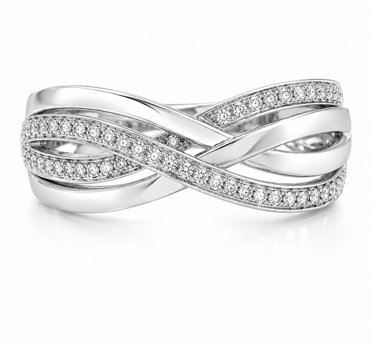 Multi-Row Diamond Fashion Ring