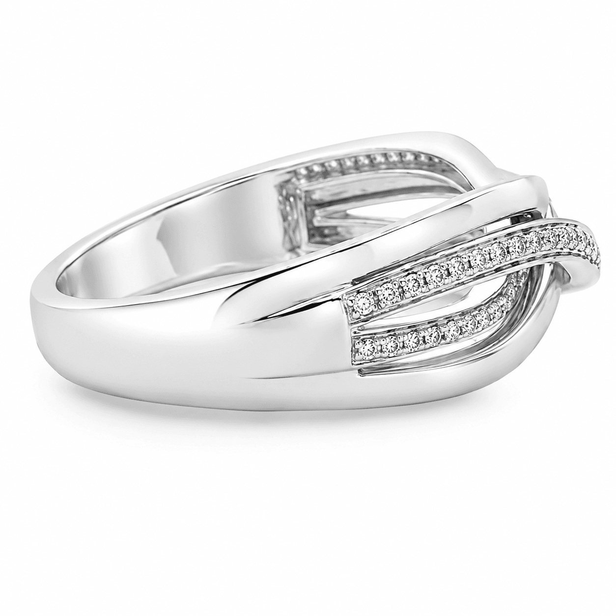 Multi-Row Diamond Fashion Ring