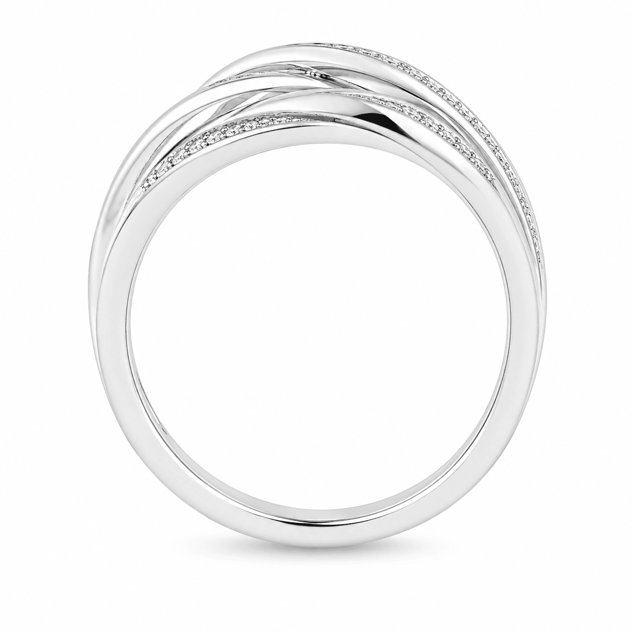 Multi-Row Diamond Fashion Ring