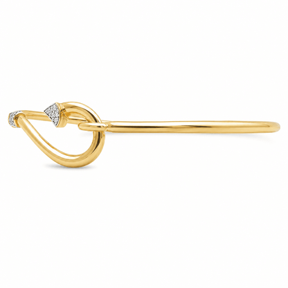 Diamond Fish Hook Bracelet
