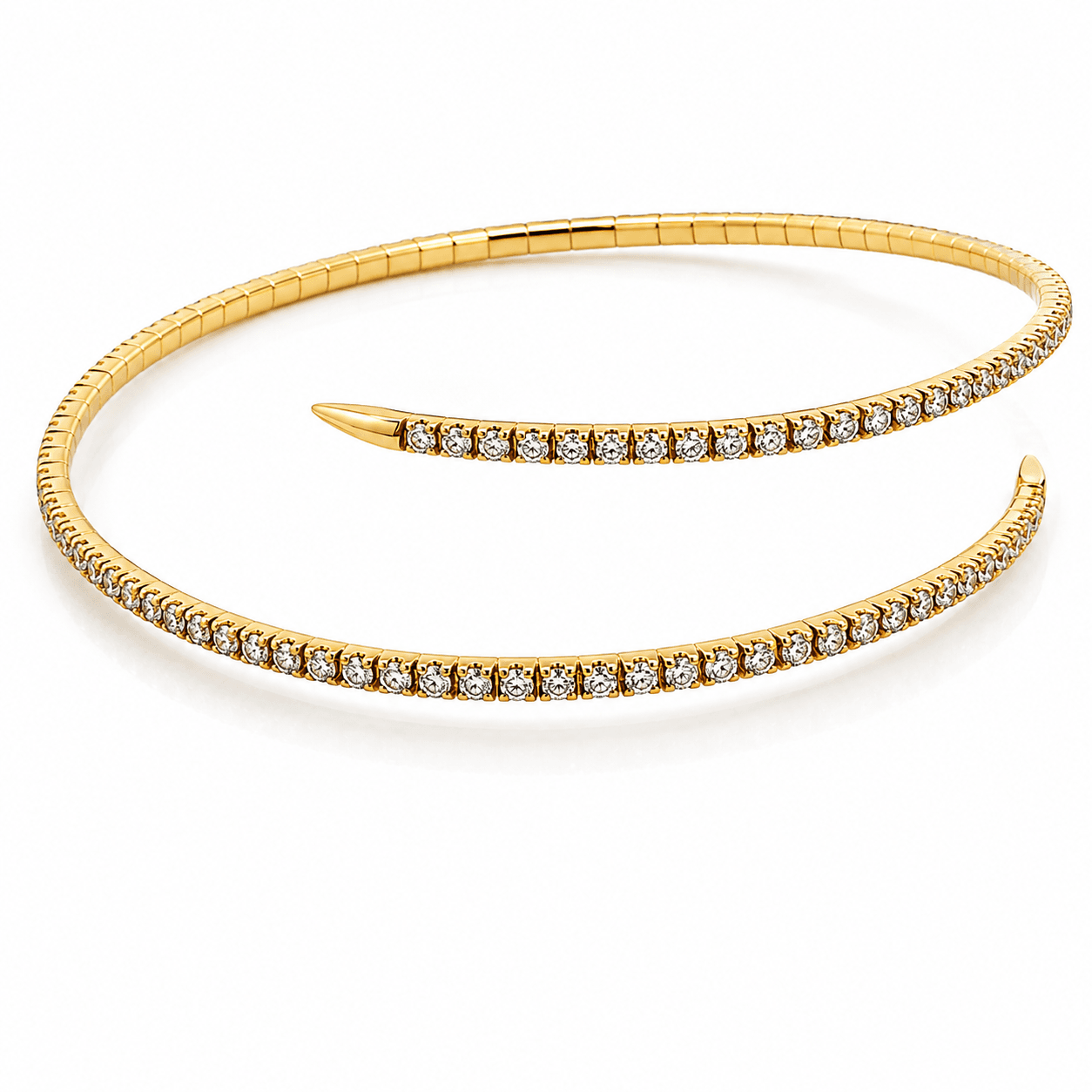 Diamond Flex Cuff Bracelet