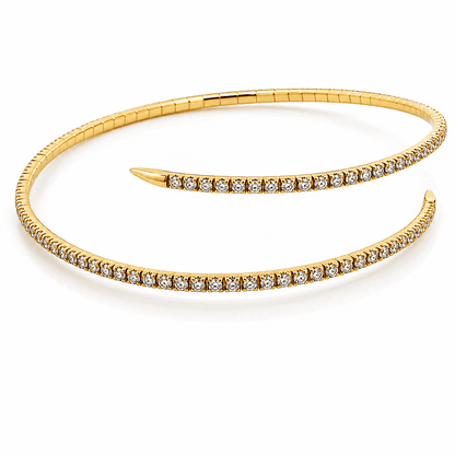 Diamond Flex Cuff Bracelet