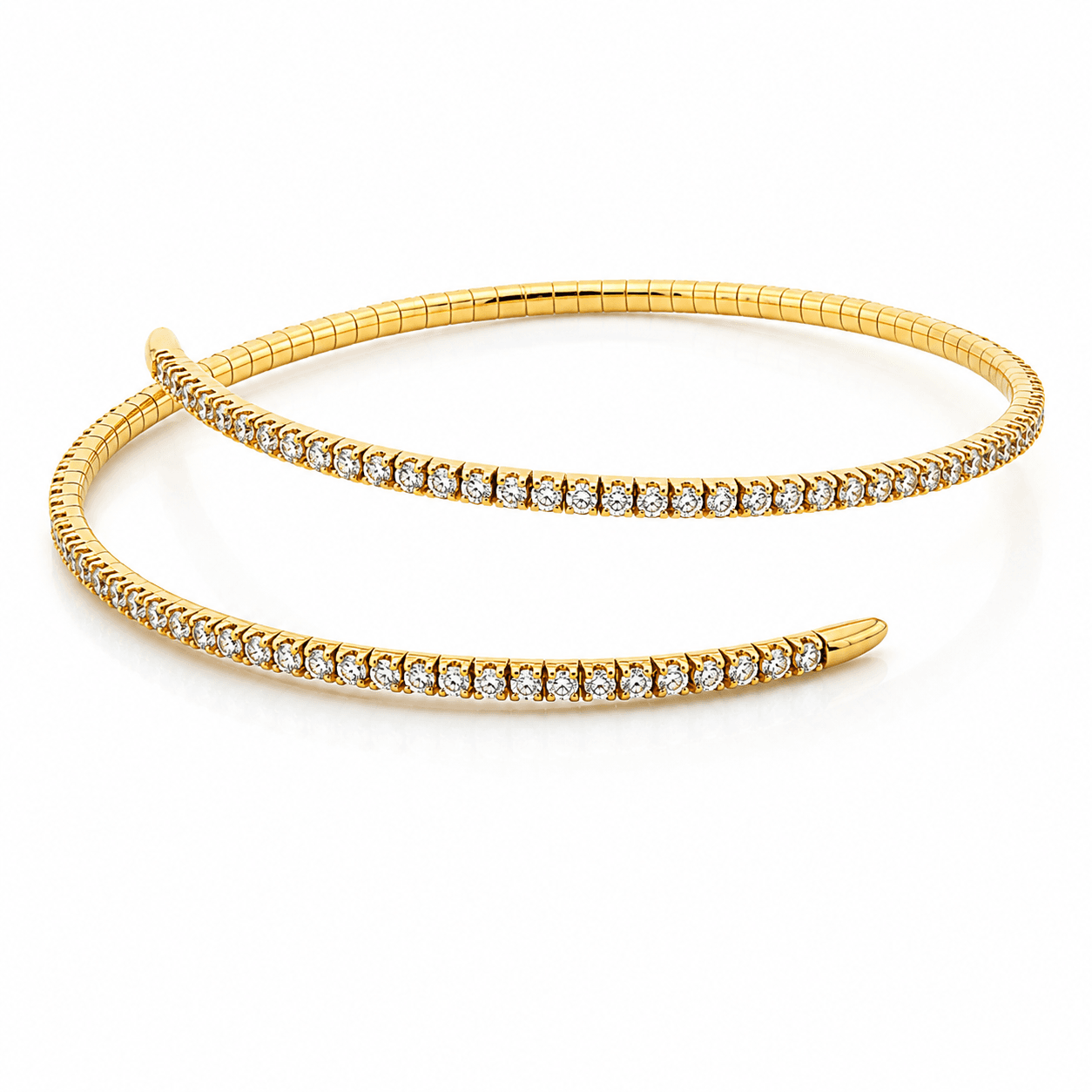 Diamond Flex Cuff Bracelet
