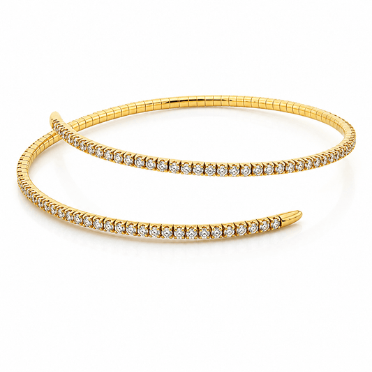 Diamond Flex Cuff Bracelet