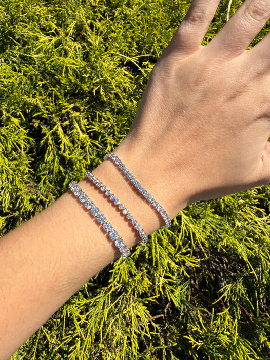 7 CTW Classic Lab-Diamond Tennis Bracelet