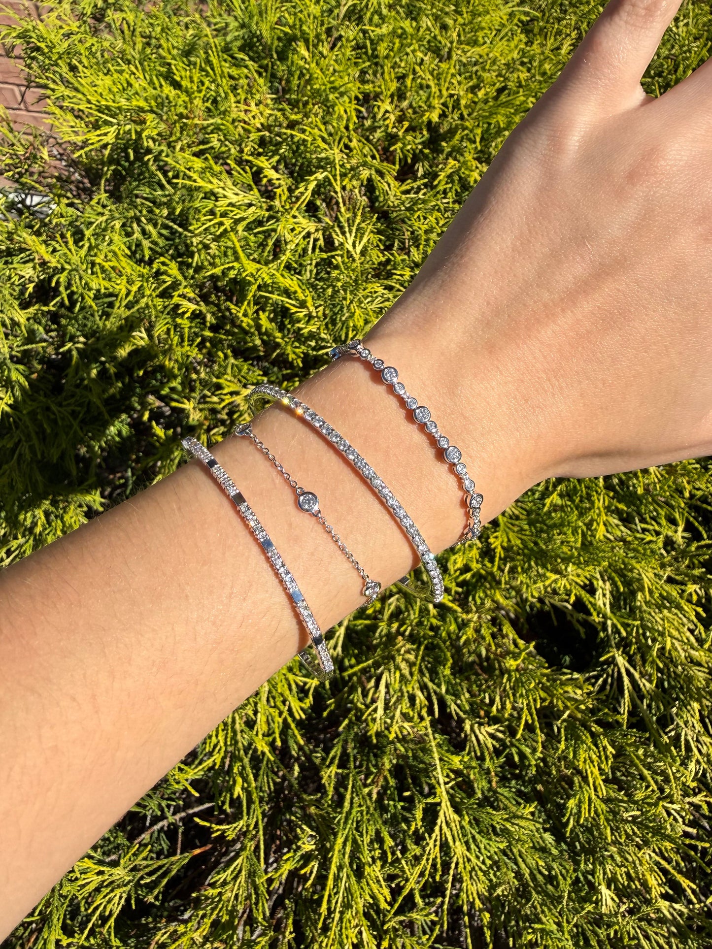 Diamond Bolo Bracelet