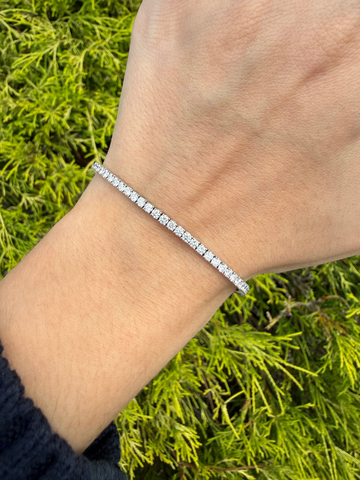 3.50 CTW Classic Lab-Grown Diamond Tennis Bracelet