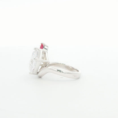 925 SS CZ EM AND MULTI-COLOR CZ TRAVEL ENG RING