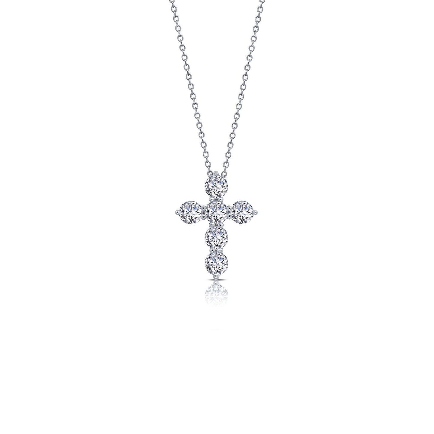 Lafonn 1.02 CTTW Cross Pendant with 20-Inch Chain