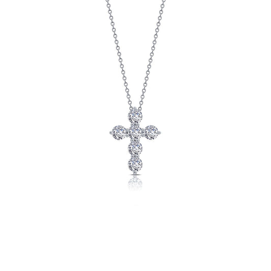 Lafonn 1.02 CTTW Cross Pendant with 20-Inch Chain