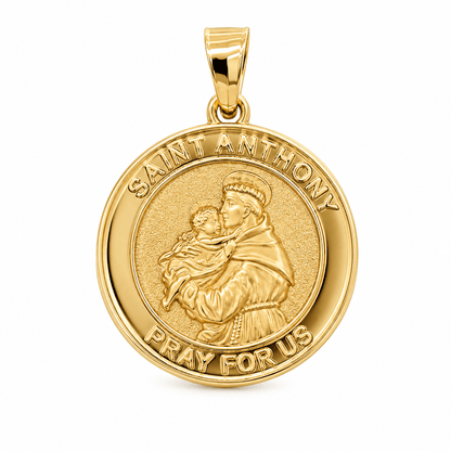 Saint Anthony Gold Pendant