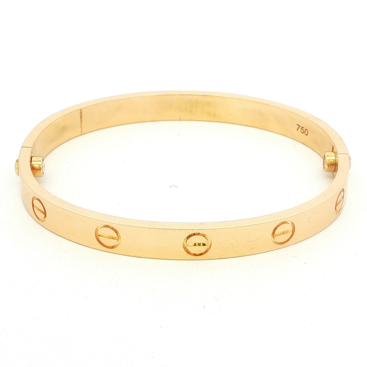 Estate Cartier-Style 18K Yellow Gold Bracelet