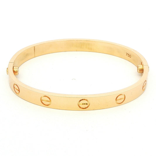 Estate Cartier-Style 18K Yellow Gold Bracelet