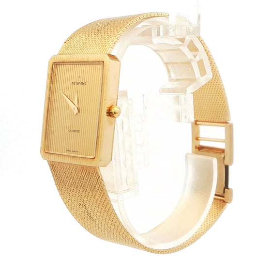 Estate Vintage Movado Gold Mesh Watch