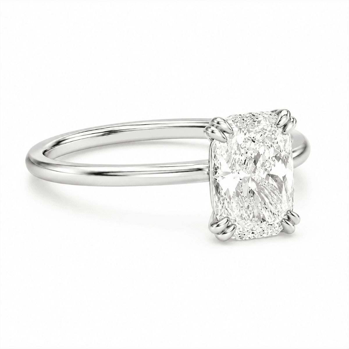 2.03 CTW Elongated Cushion Lab-Grown Diamond Engagement Ring