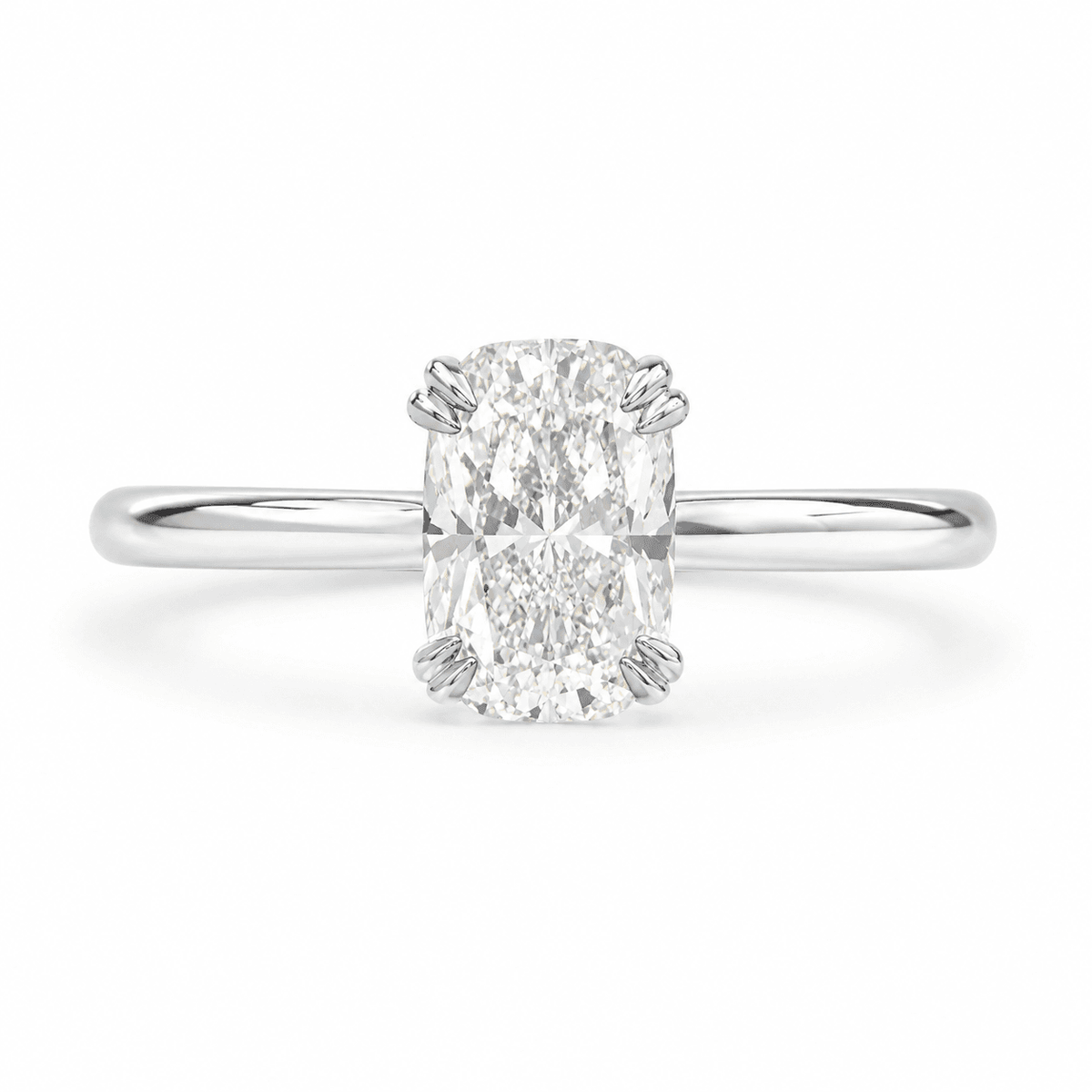 2.03 CTW Elongated Cushion Lab-Grown Diamond Engagement Ring