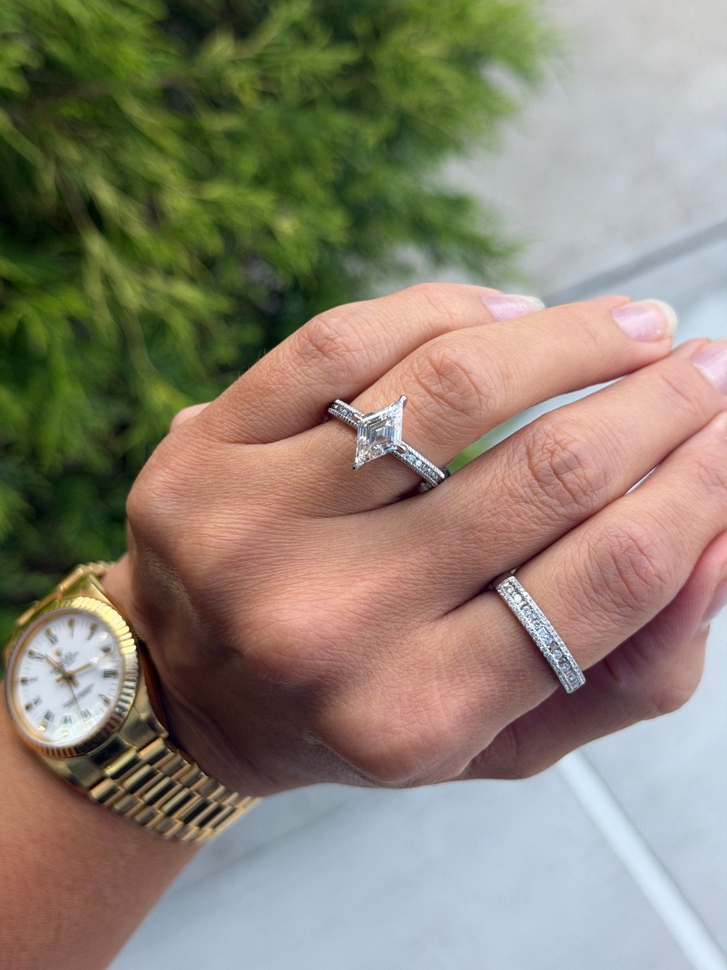 Lab-Grown Diamond Engagement Ring