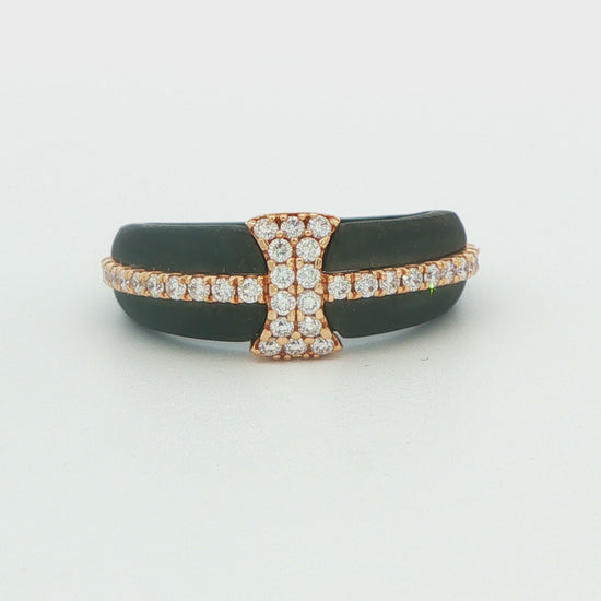 1/3 CT TW. Diamond Hourglass Fashion Ring