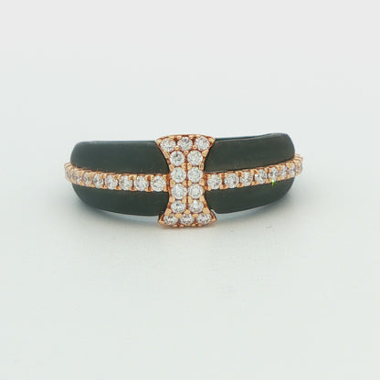 1/3 CT TW. Diamond Hourglass Fashion Ring