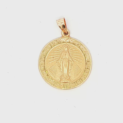 Virgin Mary Religious Charm Pendant