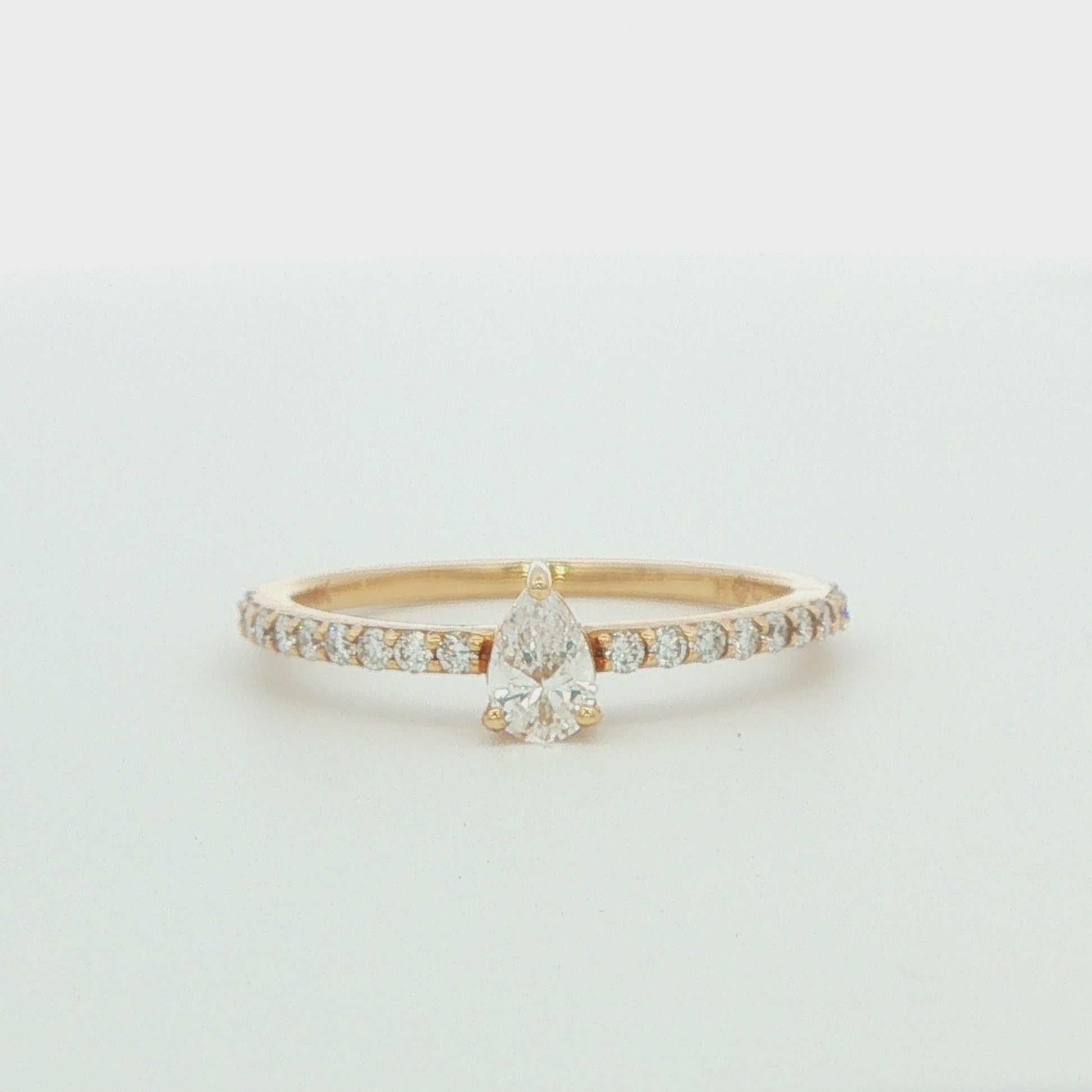Pear Diamond Fashion Ring