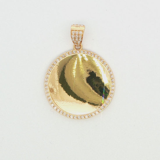 CZ Picture Pendant
