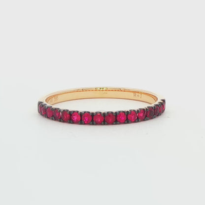 Ruby Accent Ring