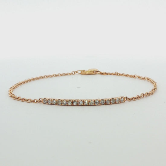 Diamond Bar Bracelet
