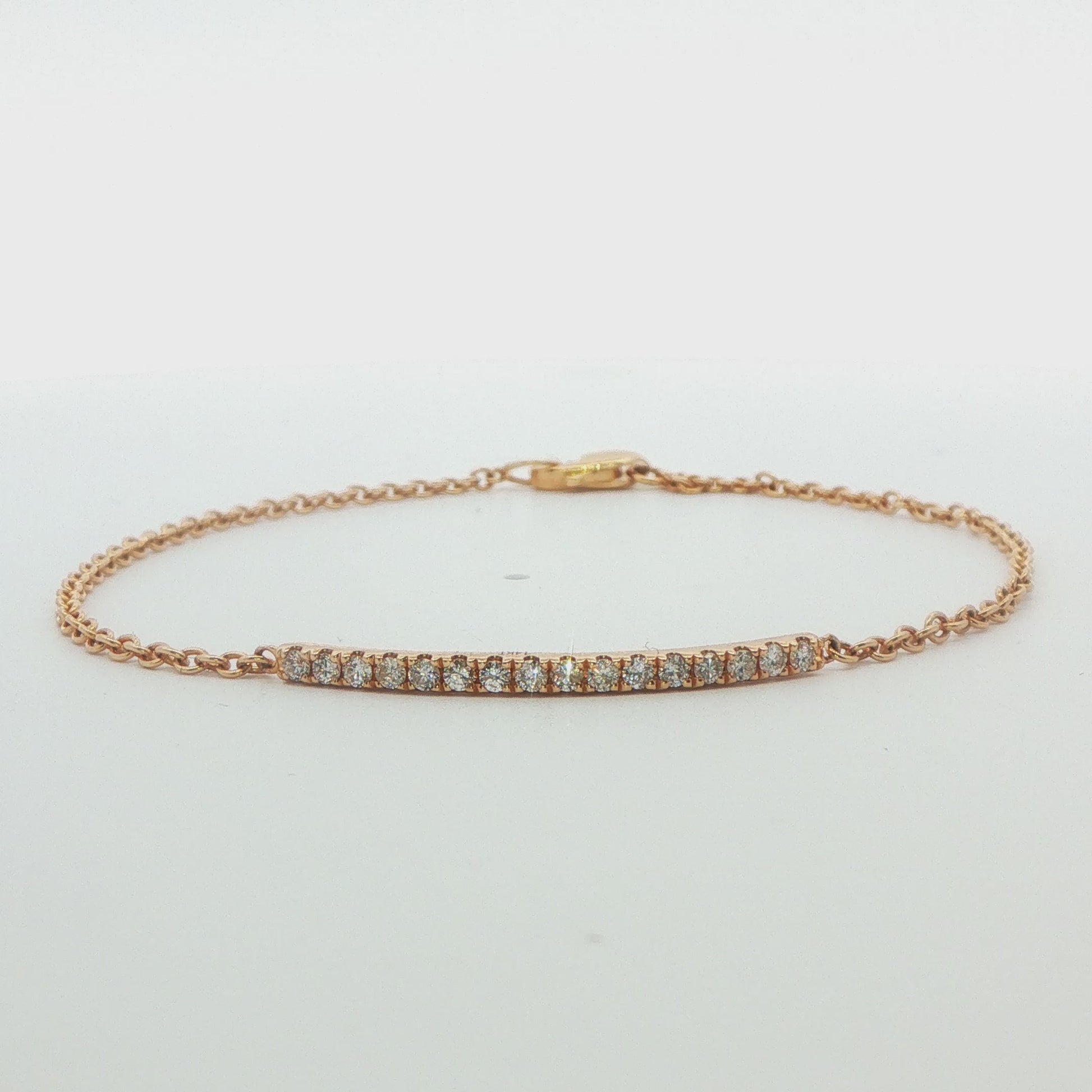 Diamond Bar Bracelet