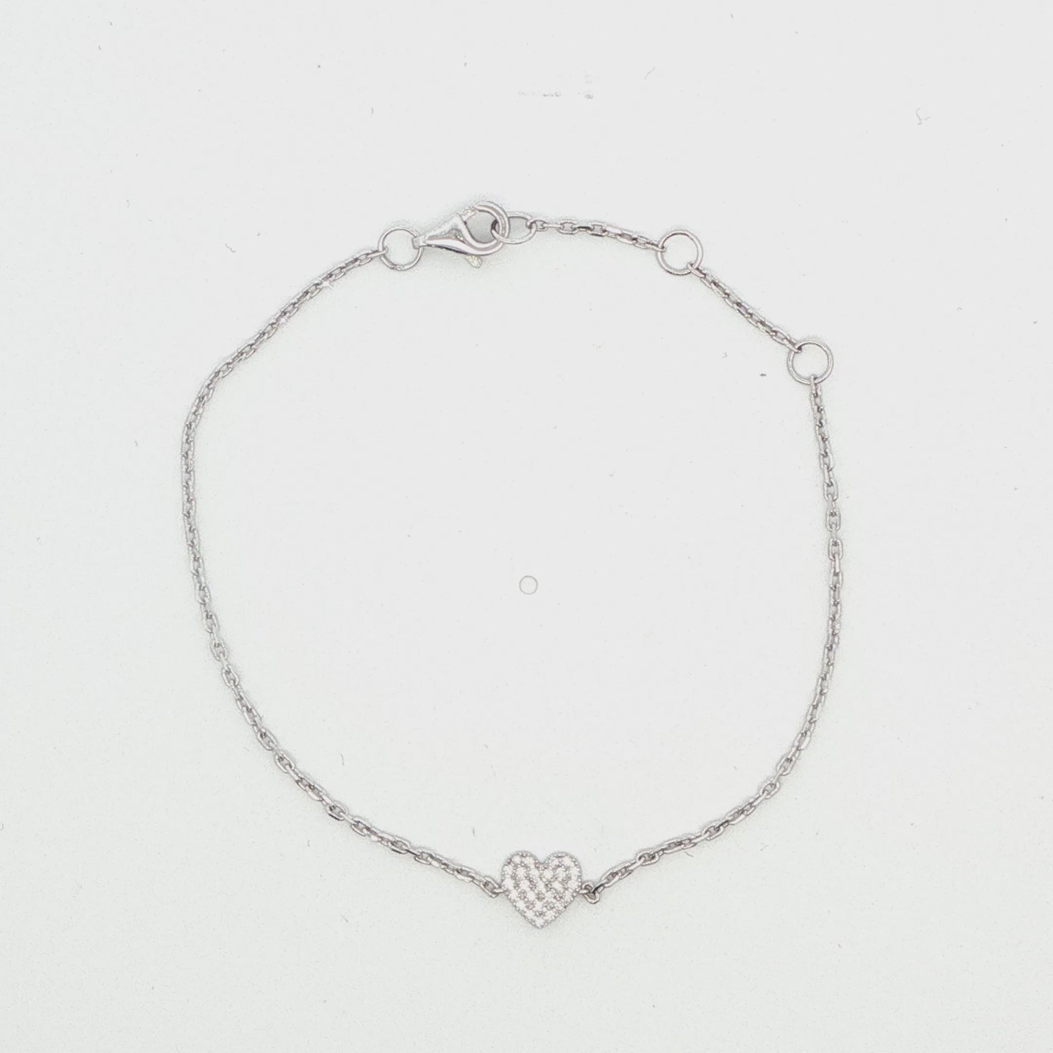 Diamond Heart Bracelet