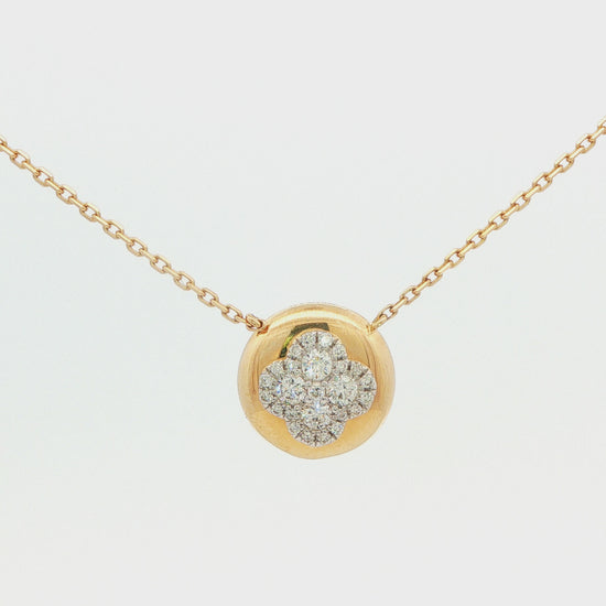 Diamond Clover Pendant