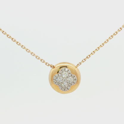 Diamond Clover Pendant