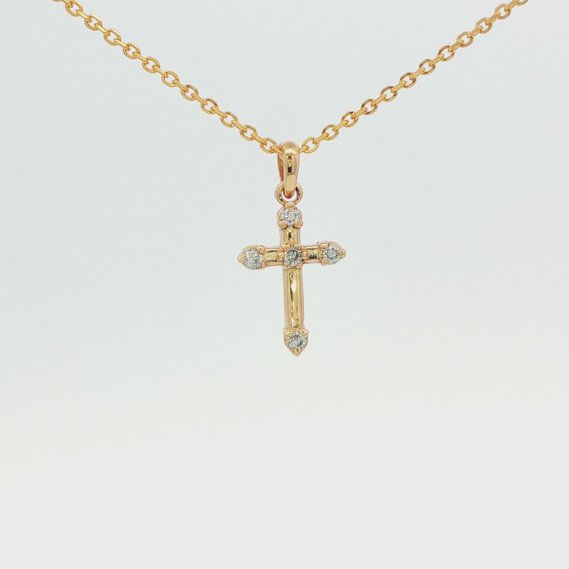 Diamond Cross Pendant