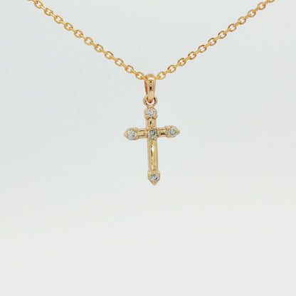 Diamond Cross Pendant