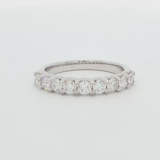 Nine-Stone Diamond Wedding Band