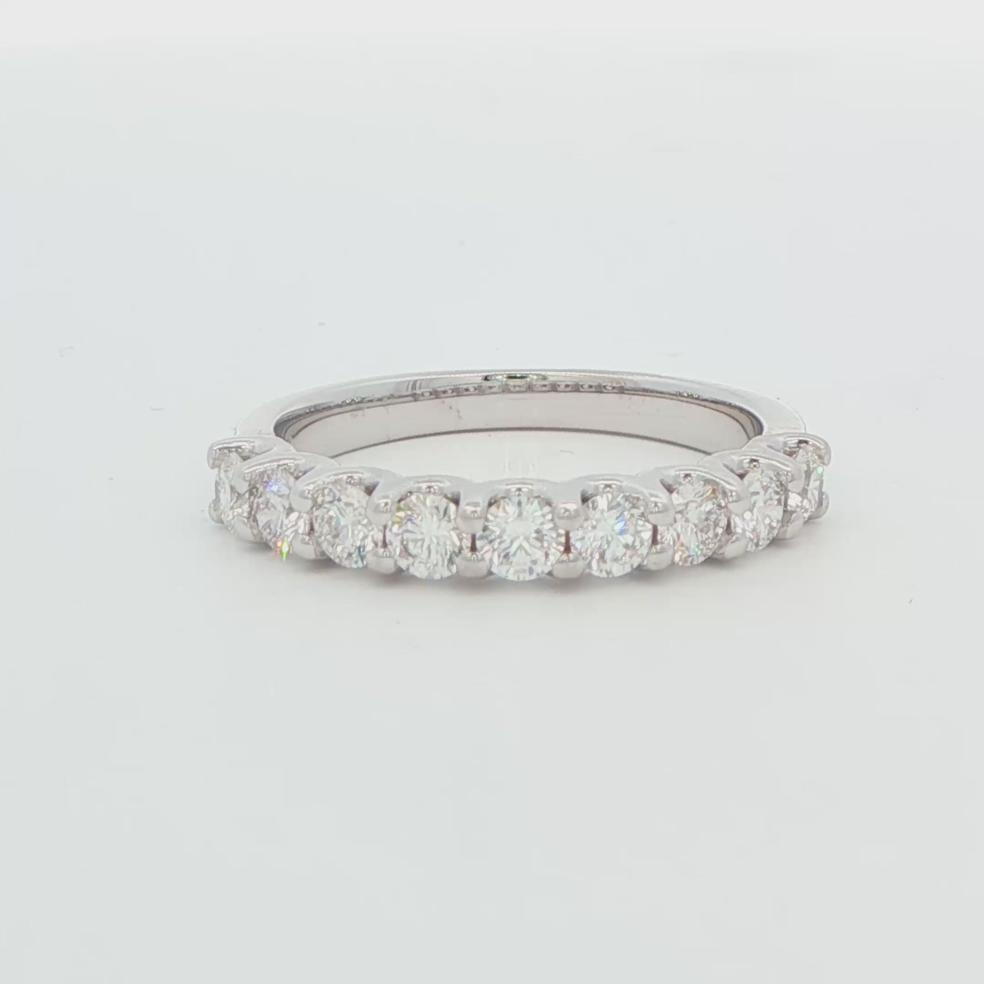 Nine-Stone Diamond Wedding Band