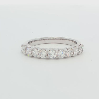 Nine-Stone Diamond Wedding Band