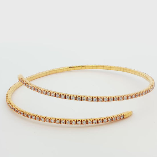 Diamond Flex Cuff Bracelet