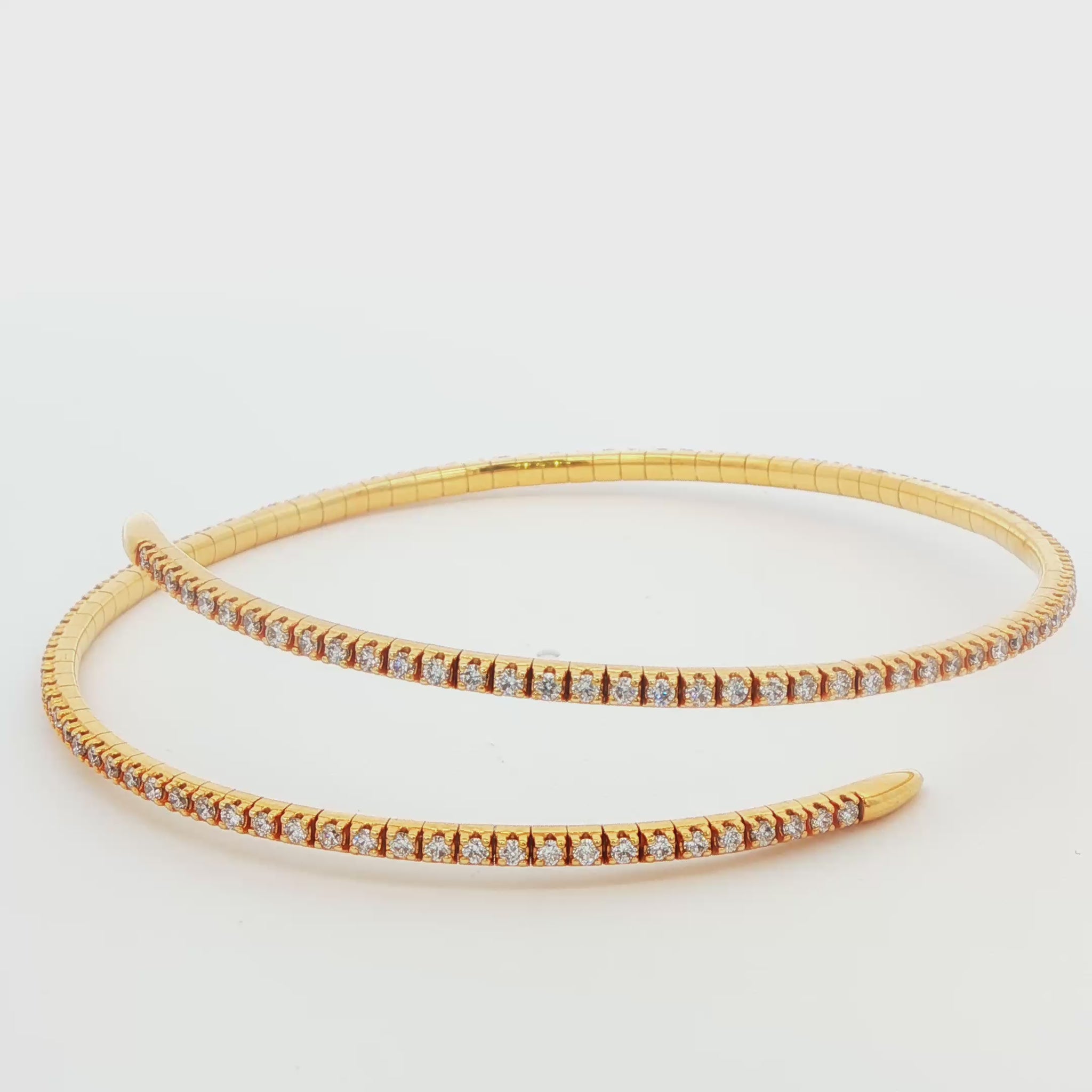 Diamond Flex Cuff Bracelet
