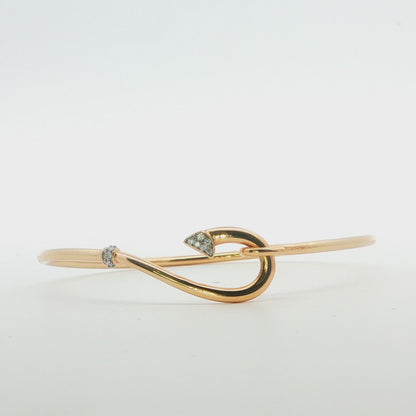 Diamond Fish Hook Bracelet