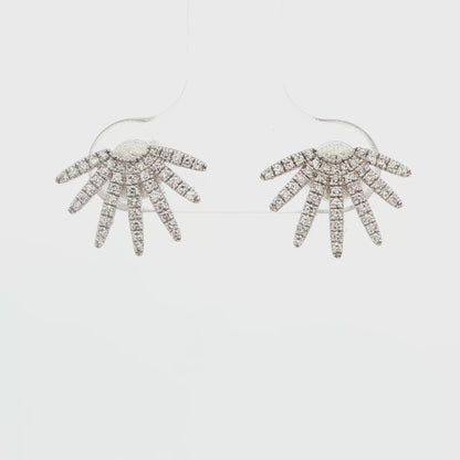 Diamond Starburst Earrings