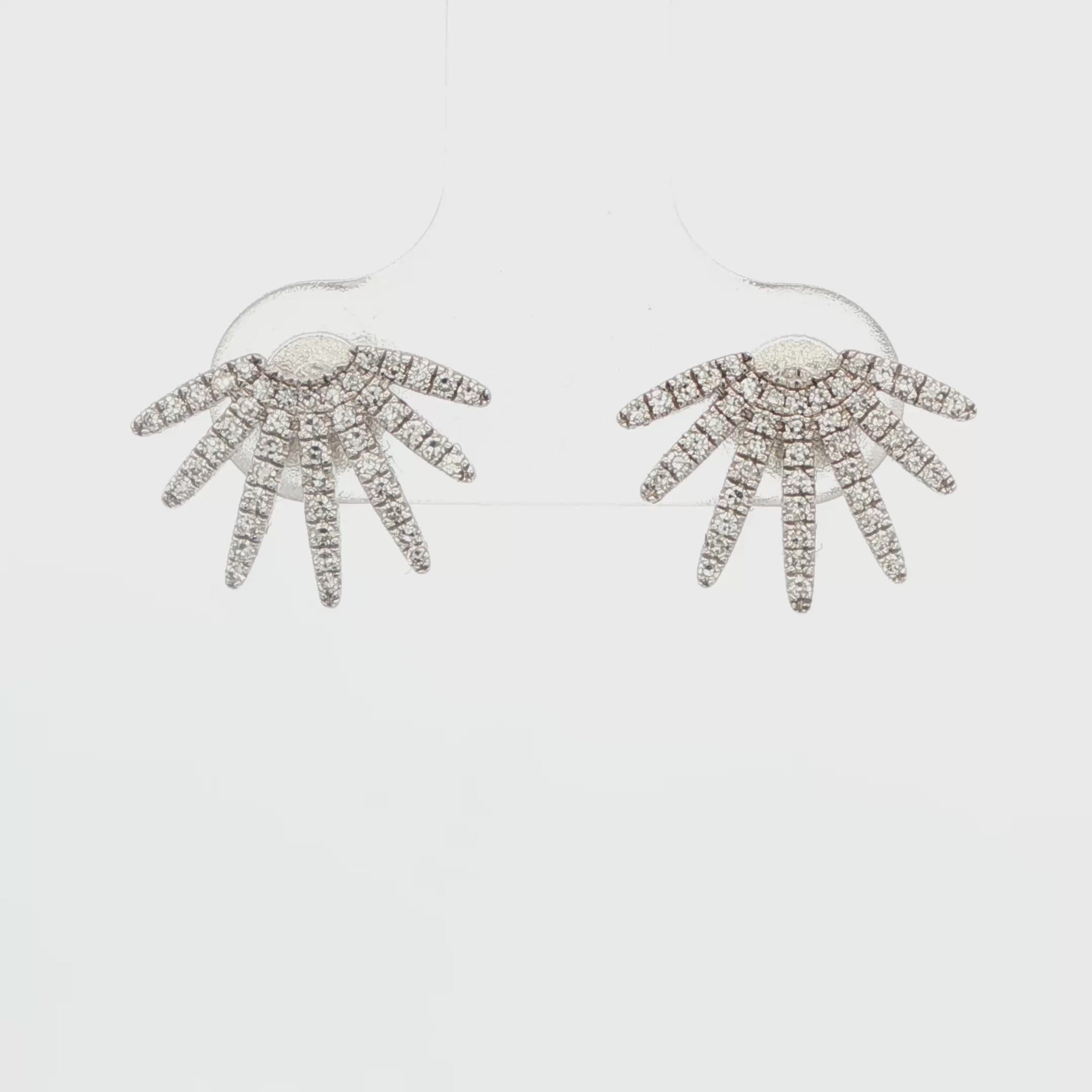 Diamond Starburst Earrings