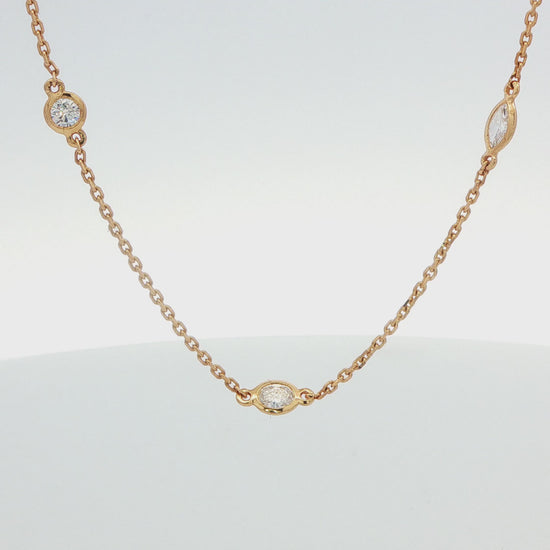 1 TCW Lab-Grown Diamond Necklace